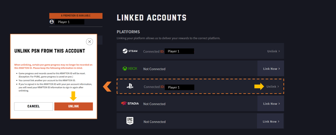 How to Sign Out of, or Unlink, an Epic Games Account From a PS4